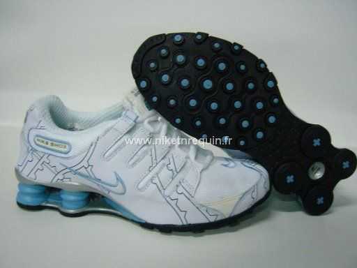Shox Nz Blanc Bleu